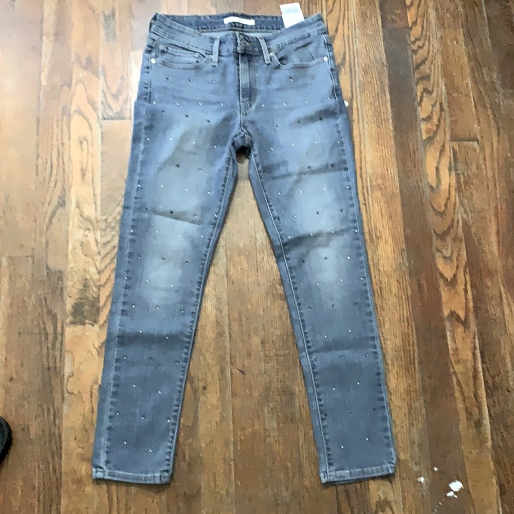 5/$25 Levi’s 711 skinny Jean with rhinestones
